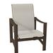 Tropitone Kenzo Patio Dining Armchair Sling | 35.5 H x 25.5 W x 29.75 D in | Wayfair 381537_GRE_Bogota