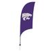 Victory Corps NCAA [Unavailable] 88 x 28 in. Feather Banner in Black/Brown/Gray | 88 H x 28 W in | Wayfair 810028KSU-002