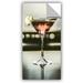 Ebern Designs Kernius Martini Glass Removable Wall Decal Vinyl in Black | 48 H x 24 W in | Wayfair A166058A347347AF9B3F28970EF40B12