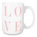 Wrought Studio™ Arreola Love Coffee Mug Ceramic in Brown/Pink/White | 4.62 H in | Wayfair 86241AEA9DEB47C9A4D95F88D7FE6408