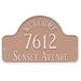 Montague Metal Products Inc. 3-Line Wall Address Plaque Metal | 13 H x 20 W x 0.25 D in | Wayfair PCS-0038L2-W-SBS