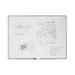 U Brands Magnetic Dry Erase Board, Aluminum Frame 47.0 H x 35.0 W x 1.0 D in/blackMetal/Steel in White | 35" x 47" | Wayfair 072U00-01