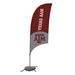 Victory Corps NCAA [Unavailable] 88 x 28 in. Feather Banner in Black/Brown/Gray | 88 H x 28 W in | Wayfair 810029TXAM-001