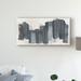 East Urban Home Monochrome Notation I by June Erica Vess - Print on Canvas in Gray | 10 H x 19 W x 2 D in | Wayfair