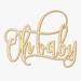 Wrought Studio™ Oh Baby Laser Cut Wood Sign Wall Décor in Brown | 19 H x 24 W in | Wayfair VRKG3348 39317357