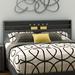 South Shore Tao Queen Bookcase Headboard Wood in Brown/Gray | 44 H x 62.5 W x 4.5 D in | Wayfair 9025261