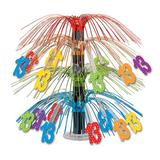 The Party Aisle™ Cascade Centerpiece in Blue/Red/Yellow | 12 W x 12 D in | Wayfair F44FAB999DFC41B99735EFBA0235FAD6