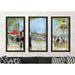 Winston Porter 'New York Romance IV' Oil Painting Print Multi-Piece Image Plastic/Acrylic in Blue/Green/Yellow | 25.5 H x 40.5 W x 1 D in | Wayfair