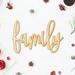 Wrought Studio™ Hand Drawn Family Wood Sign Wall Décor in White | 23 H x 36 W in | Wayfair VRKG3331 39317298