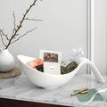 Villeroy & Boch Flow 60.75 oz. Salad Bowl w/ Handle Porcelain China/All Ceramic in White | 7.1 H x 10.25 D in | Wayfair 1034203230
