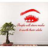 Harriet Bee Wall Sticker/Decal Vinyl/Plastic in Red | 22 H x 28 W x 0.1 D in | Wayfair 265B992F9A9A4D5A9536CCA4159DF649