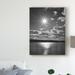 East Urban Home 'Sun Burst' Photographic Print on Wrapped Canvas in White/Black | 47 H x 35 W x 2 D in | Wayfair 395654B0DCFD447CA65229AD507642C3