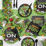 The Holiday Aisle® Mckenzie Video Game Party Birthday 6.5" Paper Disposable Napkins in Black/Green | Wayfair CADE0038300544F7BDC181E01E81AD35