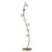 Everly Quinn Raunds 64.25" LED Novelty Floor Lamp Metal in White/Yellow | 64.25 H x 9.5 W x 12.25 D in | Wayfair 9B88EBAC5D6D4113919CF626E3F488E8