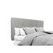 Red Barrel Studio® Kwok Panel Headboard Upholstered/Polyester in Gray | 27.2 H x 74 W x 3 D in | Wayfair BCC8CFDD92124A1299752156F9FA68E8