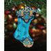 The Holiday Aisle® Noel Stocking Shaped Ornament Wood in Brown | 5 H x 5 W x 1 D in | Wayfair 1076522278914811839F27F6D10B4D5C