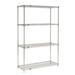 Nexel E-Z Wire 4 Shelf Shelving Unit Starter Wire/Metal | 63 H x 48 W x 24 D in | Wayfair 24486AC