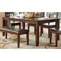 Darby Home Co Ignatius Wooden Dining Table Wood in Brown | 30 H x 78 W x 42 D in | Wayfair 9AB3A94B3B8F40888FC124322AB1140D