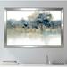 Ebern Designs 'Waters Edge II' by Carol Robinson - Picture Frame Painting Print on Acrylic in Blue/Gray/Green | 27.5 H x 39.5 W x 0.75 D in | Wayfair