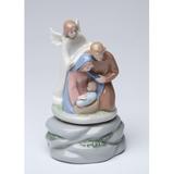 The Holiday Aisle® Holy Family w/ Angel Musical Box Porcelain | 5.5 H x 3.125 W x 3.375 D in | Wayfair 77B4306FE36A4152A6D24FA0524F6BA1
