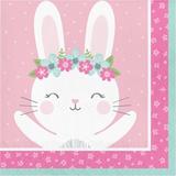 The Holiday Aisle® Mckee Bunny Party 6.5" Paper Disposable Napkins in Pink/White | Wayfair 6CE499CEB48F4BB6BBA761024F7D3871