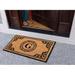 Darby Home Co Albertina Hand Crafted by Artisans Geneva Monogrammed Entry Doormat 24" x 39" Coir | Wayfair F60D2B35026C48B5825EC99072C80655