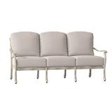 Woodard Casa 77.75" Wide Patio Sofa Metal/Sunbrella® Fabric Included in Gray | 35.25 H x 77.75 W x 35.5 D in | Wayfair 3Y0420-72-14Y