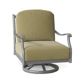 Woodard Casa Swivel Outdoor Rocking Chair in Gray/Brown | 35.75 H x 29.5 W x 34 D in | Wayfair 3Y0477-72-27Y