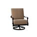 Woodard Wiltshire Outdoor Rocking Chair in Black/Brown | 35.5 H x 28.5 W x 36.75 D in | Wayfair 4Q0465-92-27Y