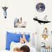 Wallhogs Space Multi-Pack II Wall Decal Canvas/Fabric in Gray | 24 H x 52 W in | Wayfair spacepack2