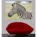 World Menagerie Zebra II Wall Decal Metal in Black/Green | 40 H x 60 W in | Wayfair 104C50426C424443AE08DEB3050CAD46