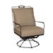 Woodard Briarwood Rocking Swivel Patio Chair in Gray/Brown | 41 H x 31.5 W x 33 D in | Wayfair 400077-48-27Y