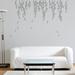 Wallums Wall Decor Willow Branches Wall Decal Vinyl in Gray | 28 H x 68 W in | Wayfair branches-willow-branches-68x28_SLVR