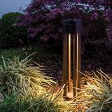 WAC Lighting Chamber Integrated LED Metal Bollard Light Aluminium/Metal in Brown | 30 H x 6 W x 6 D in | Wayfair 6632-27BZ