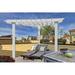 Vita Alcove Corner Vinyl Pergola 96"L x 96"W x 94"H Vinyl | 94 H x 96 W x 96 D in | Wayfair VA42034