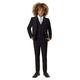 Roco Boys Black Modern Fit Suit, 3 Piece Wedding Suit, Jacket, Waistcoat & Trouser Set, 3 Years