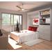 Versatile by Bestar 95'' Full Wall Bed kit in White - Bestar 40895-17