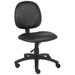 Boss Office Products B9090-CS Diamond Task Chair In Black Caressoft