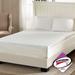 "Flexapedic by Sleep Philosophy 3"" Memory Foam Queen Mattress Topper w/ 3M Moisture Management in White - Olliix BASI16-0393"