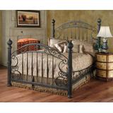 Hillsdale Furniture Chesapeake Metal Queen Bed, Rustic Brown - 1335BQR