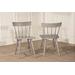 Hillsdale Furniture Mayson Wood Spindle Back Dining Chair, Set of 2, Gray - 4552-803