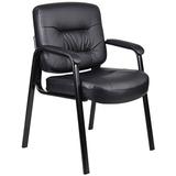 Boss Office Products B7509 Executive Mid Back Leatherplus Guest Chair