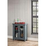 Hillsdale Furniture Bayside Wood 2 Door Console Cabinet, Robin Egg Blue - 6286-891C