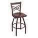 "Holland 82036BZDCMpl 820 Catalina 36"" Bar Stool /w Bronze Finish, Dark Cherry Maple Seat"