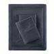 Intelligent Design Cotton Blend Jersey Knit Twin Sheet Set in Charcoal - Olliix ID20-691