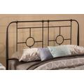 Hillsdale Furniture Trenton King Metal Headboard, Black Sparkle - 1859-670