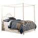 Hillsdale Furniture Dover Full Metal Canopy Bed, Cream - 1965BF