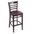 "Holland Hampton 3140 30"" Stool /w Dark Cherry Finish, Dark Cherry Seat 314030DCDC"