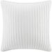 INK+IVY Camila Euro Sham Quilted Euro Sham in White - Olliix II11-227