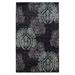 Milan Lana Black & Tuquoise 5x7.6 - Linon Home Décor RUG-MN2558